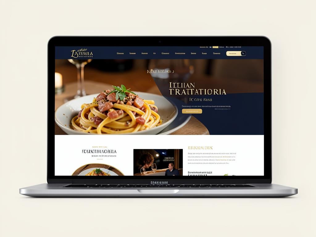 Anteprima del sito dimostrativo Trattoria Bella Vita